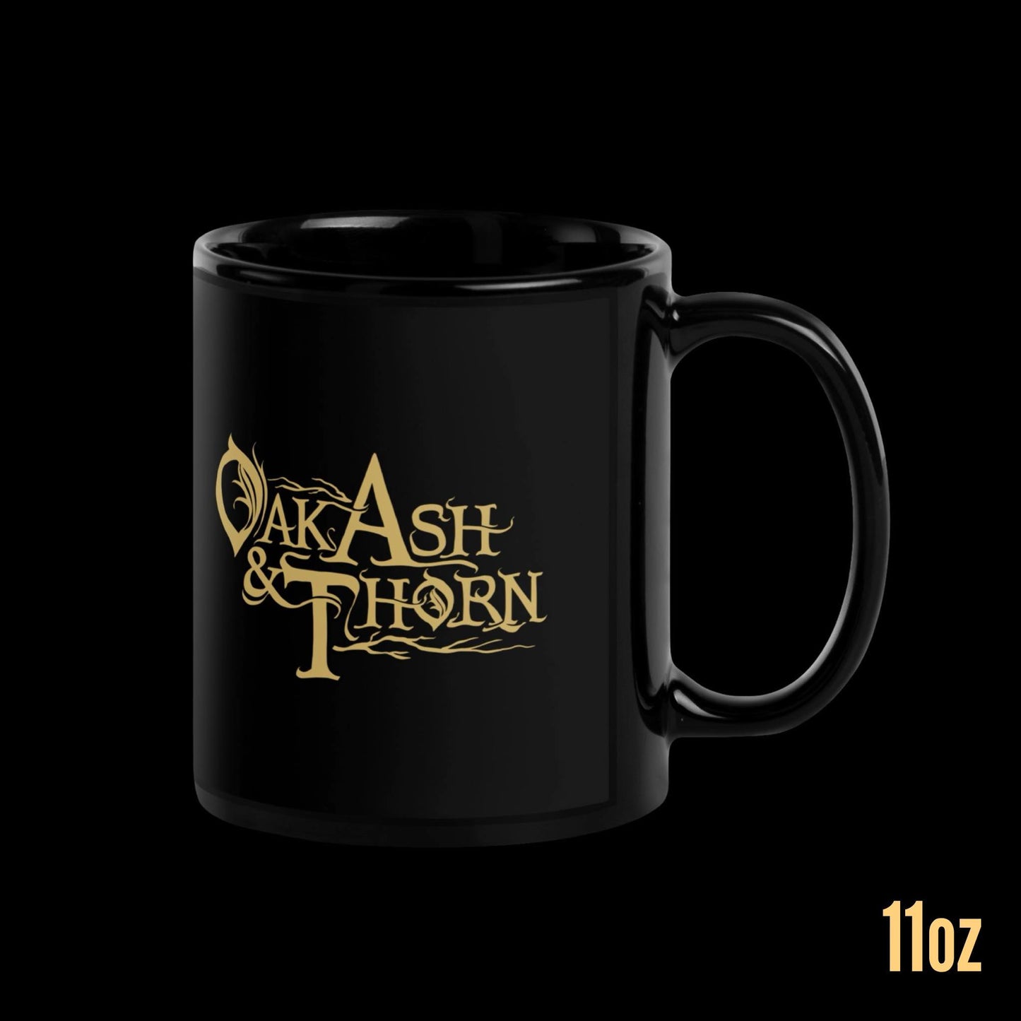 Logo/Sigil Black Coffee Mug