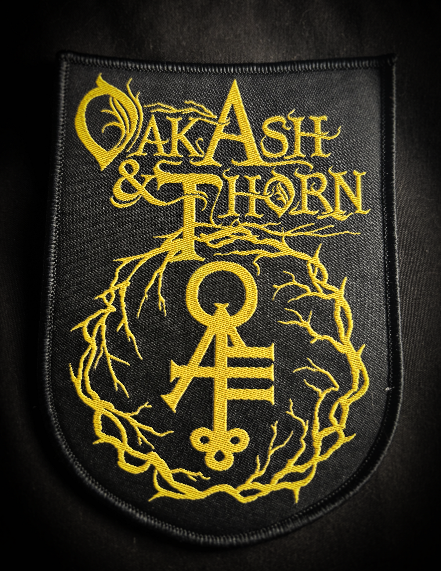 Logo/Sigil Badge Patch Black