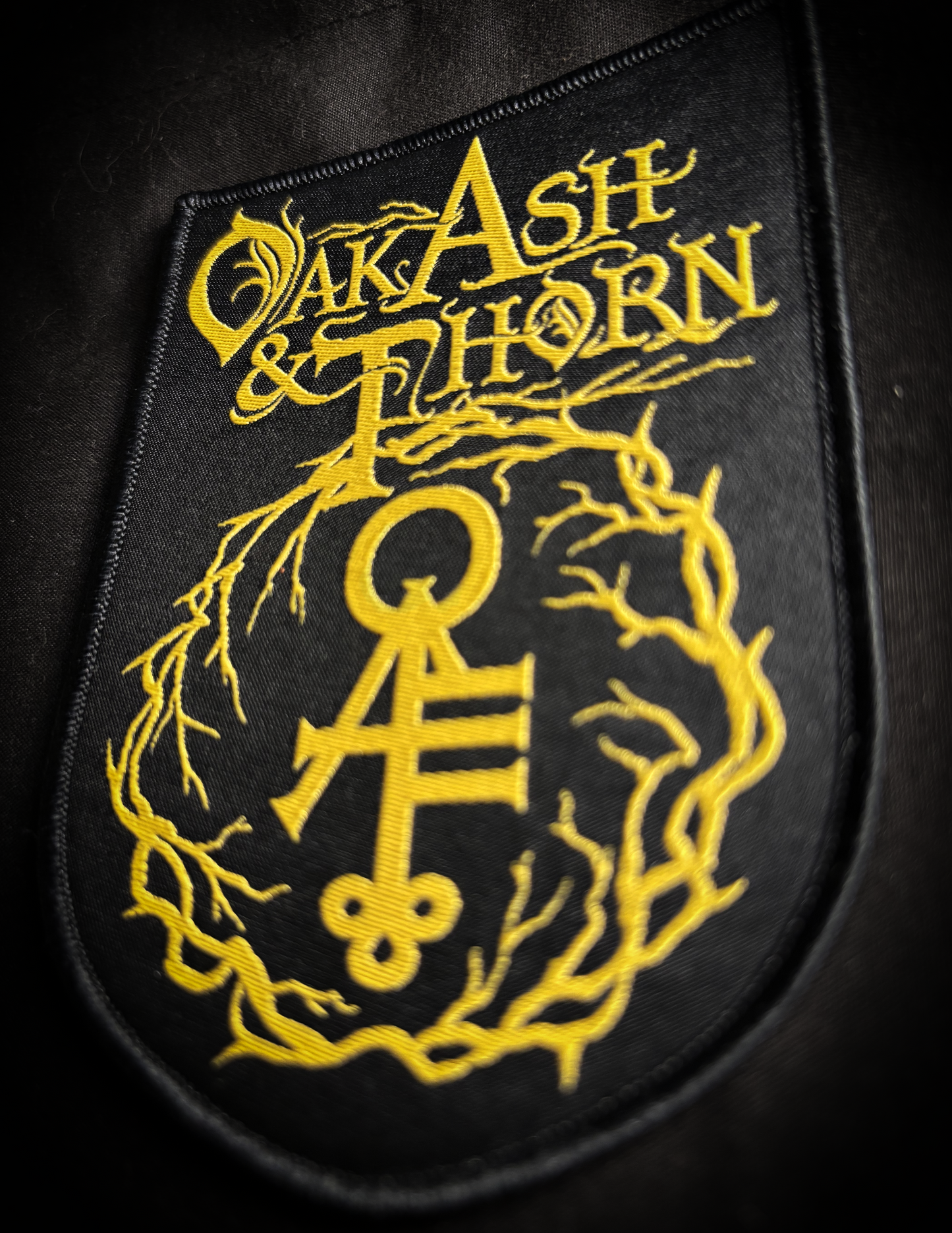 Logo/Sigil Badge Patch Black