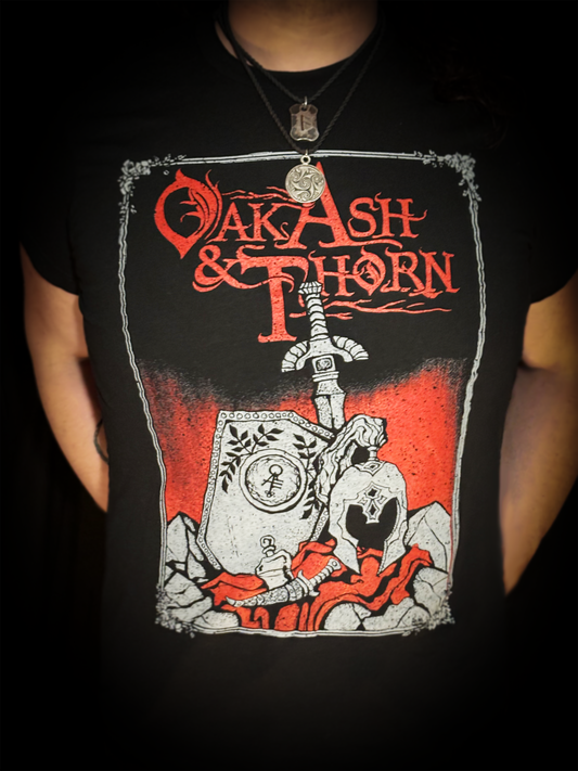 Oaken Warrior Short Sleeve Tee - Red